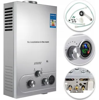 Bojler Plynový průtokový ohřívač vody bojler 8L 16 kW