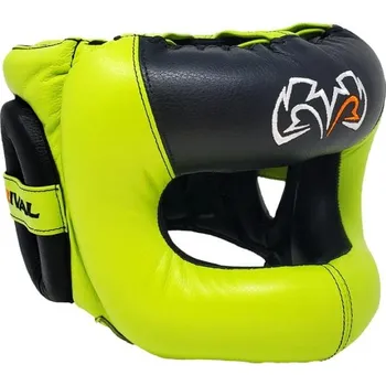 Cyklistická přilba Sparringová helma s mřížkou RIVAL RHGFS3 (limetková) [Velikost S/M]