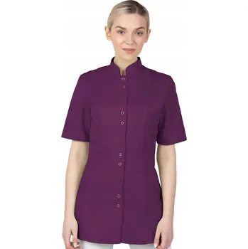 34 DÁMSKÝ ZDRAVOTNICKÝ PLÁŠŤ NA ZIP SE STOJAKEM, KOSMETICKÝ FARTUCH 141S