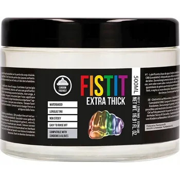 Lubrikační gel Gel Fisting Fist It - Extra Hustý - Rainbow - 500 ml