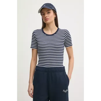 Pánské tričko Bavlněné tričko United Colors of Benetton tmavomodrá barva, 30YSE16A0 59A, vel. XL