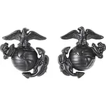 Odznak SUBDUED MARINE CORP GLOBE & ANCHOR ČERNÝ (Odznak SUBDUED MARINE CORP GLOBE & ANCHOR ČERNÝ)