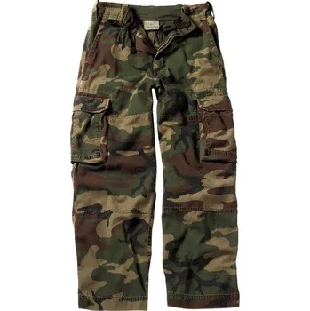 Pánské kalhoty Kalhoty dětské VINTAGE PARATROOPER WOODLAND vel. M (Kalhoty dětské VINTAGE PARATROOPER WOODLAND vel. M)