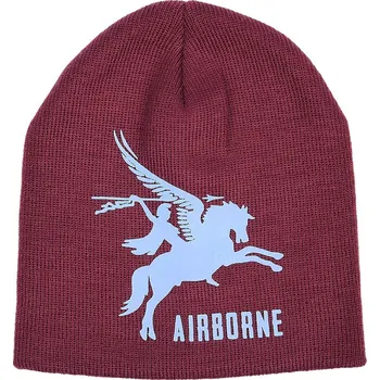 Pokrývka hlavy Čepice pletená AIRBORNE PEGASUS VÍNOVÁ (Čepice pletená AIRBORNE PEGASUS VÍNOVÁ)