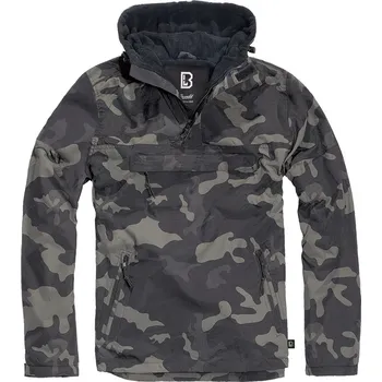 Pánská bunda Bunda větrovka s kapucí WINDBREAKER NIGHT CAMO (Bunda větrovka s kapucí WINDBREAKER NIGHT CAMO)