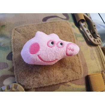 Nášivka Nášivka PINK PIG velcro PLYŠOVÁ (Nášivka PINK PIG velcro PLYŠOVÁ)