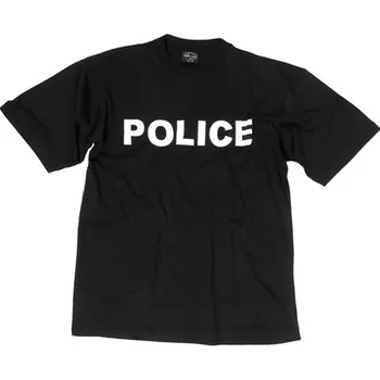 Pánské tričko Triko krátký rukáv s nápisem 'POLICE' ČERNÉ vel. XXL (Triko krátký rukáv s nápisem 'POLICE' ČERNÉ vel. XXL)