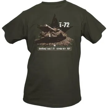 Pánské tričko Triko EXC tank T-72 ZELENÉ vel. S (Triko EXC tank T-72 ZELENÉ vel. S)