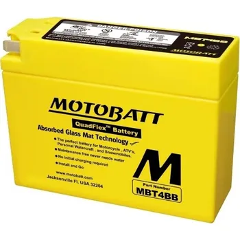 Motobaterie Motocyklová baterie 12V 2,5Ah/40A (rozměry: 113x38x87/87) YT4BBS MOTOBATT