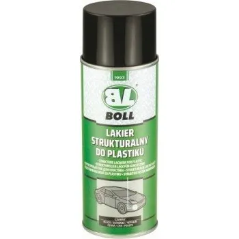 Strukturální lak na plast 400 ml černý sprej / BOLL BOLL CHEMIA/CHEMICALS