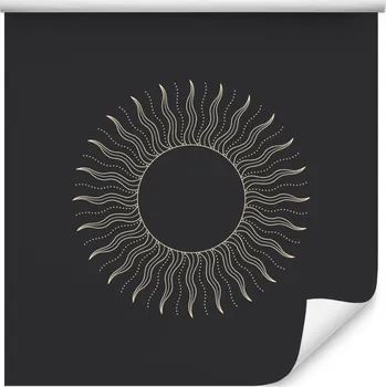 Tapeta Tapeta do ložnice s minimalistickým vzorem SLUNCE