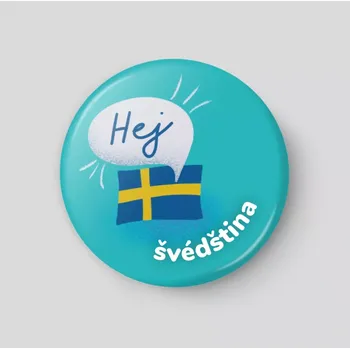 Magnetická kreslící tabulka Švédština - plánovací magnetka