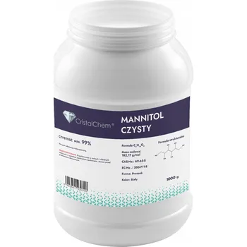 Farmaceutická surovina Mannitol Čistý 1000g Láhev HDPE Čistota 99%