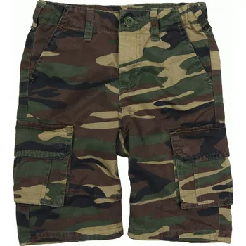 Chlapecké kraťasy Kraťasy dětské CARGO předeprané WOODLAND vel. 92 (Kraťasy dětské CARGO předeprané WOODLAND vel. 92)