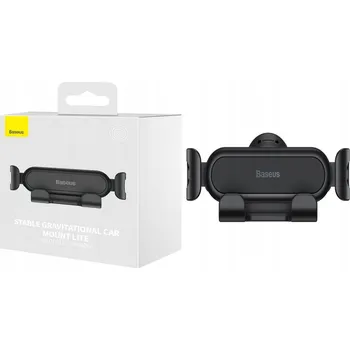 Baseus gravitační držák do auta na telefon do mřížky ventilace, černý