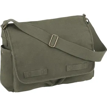 Taška VINTAGE přes rameno 38 x 28 x 15 cm ZELENÁ (Taška VINTAGE přes rameno 38 x 28 x 15 cm ZELENÁ)