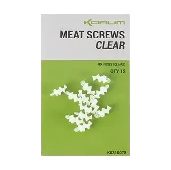 KORUM Meat Screws Clear (KORUM Meat Screws Clear)