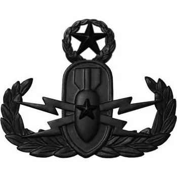 Odznak US EXPLOSIVE ORDANCE DISPOSAL - Master - ČERNÝ (Odznak US EXPLOSIVE ORDANCE DISPOSAL - Master - ČERNÝ)