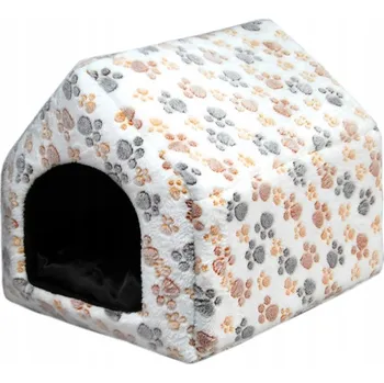 Pelíšek pro psa Plyšový domeček budka pelíšek pro malého psa, jorkšíra