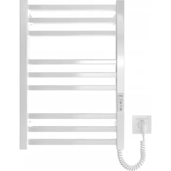 Radiátor Elektrický koupelnový radiátor Hygge Family London 570 x 430 mm, bílý matný