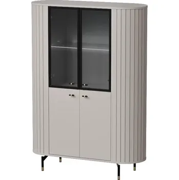 Knihovna Nábytek PEGAS s.r.o. Vitrína ZANTE - ZA1, Cashmere