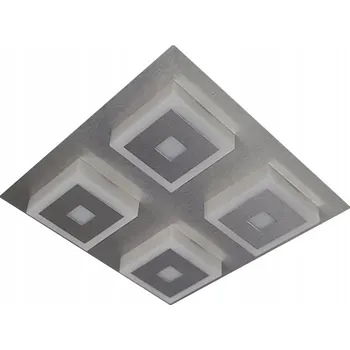 Stropní Svítidlo Reality čtvercová 24 x 24 cm šedá