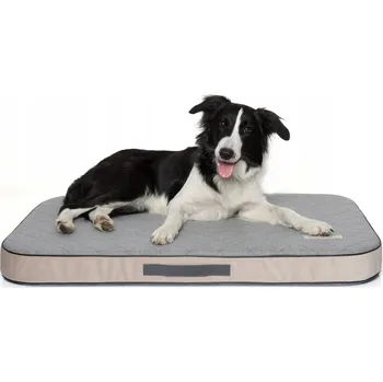 Pelíšek pro psa Matrace pro psy DOTTY šedá 110 cm x 75 cm