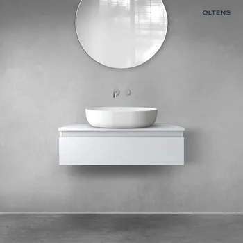 Koupelnový nábytek Oltens Vernal závěsná umyvadlová skříňka 80 cm, matná šedá 60010700