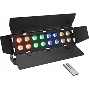 Světelný efekt EUROLITE Stage Panel 16 QCL RGB/WW LED - LED lišta / světelná rampa