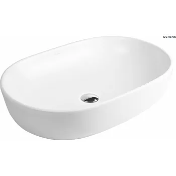 Umyvadlo Oltens Hamnes umyvadlo 60 x 42,5 cm na desku, oválné, bílá 40315000