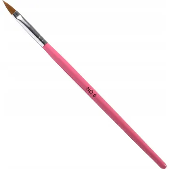 Kosmetický štětec ŠTĚTEC NA AKRYL #6 * přírodní štětiny