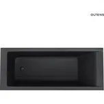 Oltens Langfoss obdélníková vana 170x70 cm, akrylátová, matná černá 10004300