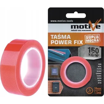 Lepicí páska Oboustranná lepicí páska Motive 19 mm x 1,5 m
