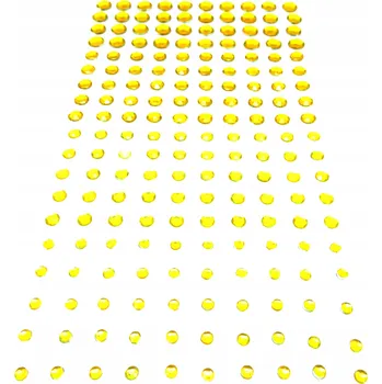 samolepka Samolepky Křišťály Šatonové Růže Diamant Oranžový Mix