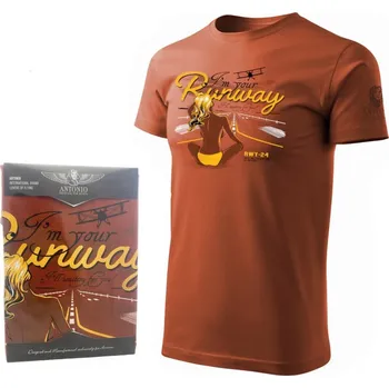 Pánské tričko Triko RUNWAY ČERVENÉ vel. XL (Triko RUNWAY ČERVENÉ vel. XL)