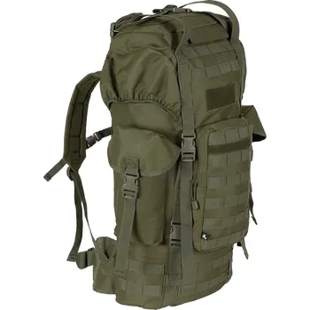 turistický batoh Batoh bojový MOLLE 65l polstrovaný + ALU výztuha ZELENÝ (Batoh bojový MOLLE 65l polstrovaný + ALU výztuha ZELENÝ)