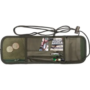 Peněženka na krk Mil-Tec velká ZELENÁ (Peněženka na krk Mil-Tec velká ZELENÁ)