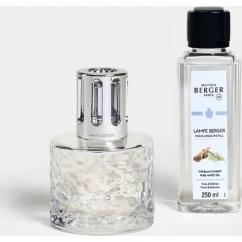 Aroma lampa Maison Berger Paris KATALYTICKÁ LAMPA - MIRAGE - MAISON BERGER - transparentní + čistý bílý čaj 250 ml