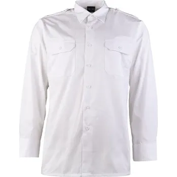 Pánská móda Košile SERVIS dlouhý rukáv na knoflíky BÍLÁ (Košile SERVIS dlouhý rukáv na knoflíky BÍLÁ)