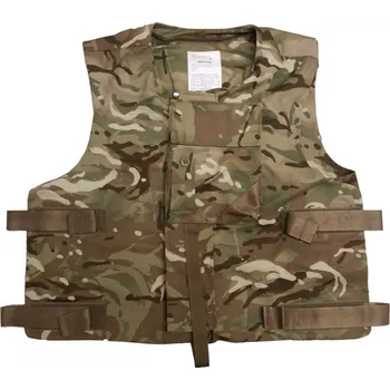 Pánská vesta Vesta britská FLAK cvičná bez výplně MTP použitá vel. 180/116 (Vesta britská FLAK cvičná bez výplně MTP použitá vel. 180/116)