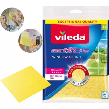 Utěrka Vileda mikrovláknová Utěrka (mikrovlákno) v balení po 1 ks žlutá