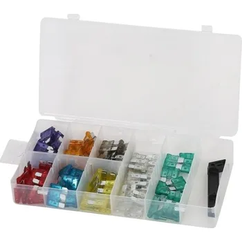 Auto elektroinstalace SADA STANDARDNÍCH POJISTEK, 97 KS: 3A, 5A, 7.5A, 10A, 15A, 20A, 25A, 30A OK031005 ROOKS