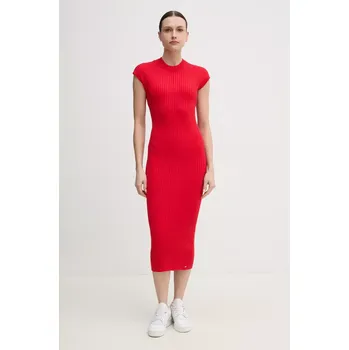 Dámské šaty Šaty Tommy Hilfiger WW0WW44493 červená 33X, vel. XS