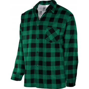 Pracovní obuv Kostkovaná pracovní košile Grappa vel. XS zeleno-černá