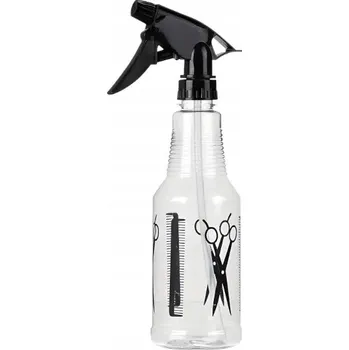 Bezbarvý kadeřnický rozprašovač na vodu 500 ml