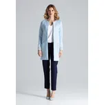 Figl Dámský kabát crombie coat Maximilian M366 světle modrá L