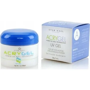 Lak na nehty UV gel Star Nail AcryGel růžový 28 g
