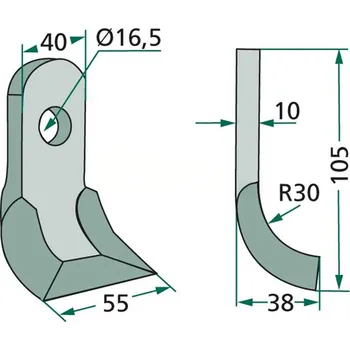 Pracovní nůž Nůž HMF