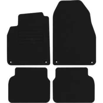 autokoberec SAAB 9-3 II 2007 - 2011 velurové autokoberce PREMIUM