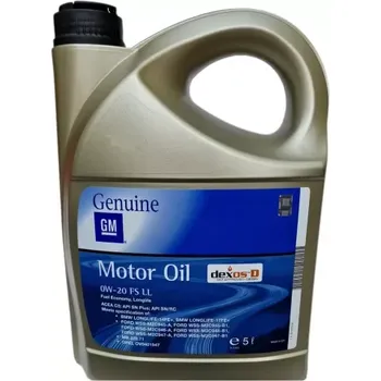 Motorový olej OPEL GM DEXOS D 0W-20 LL 5L